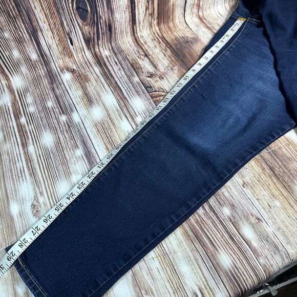 Levi's 711 SKINNY Womens Size 33 Blue Mid Rise Jeans Denim Pants 38x29 - Picture 9 of 13